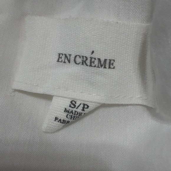 En Creme Black White Fit & Flare Mini Dress Small Cutout Back Ribbon Detail Chic - Picture 4 of 5